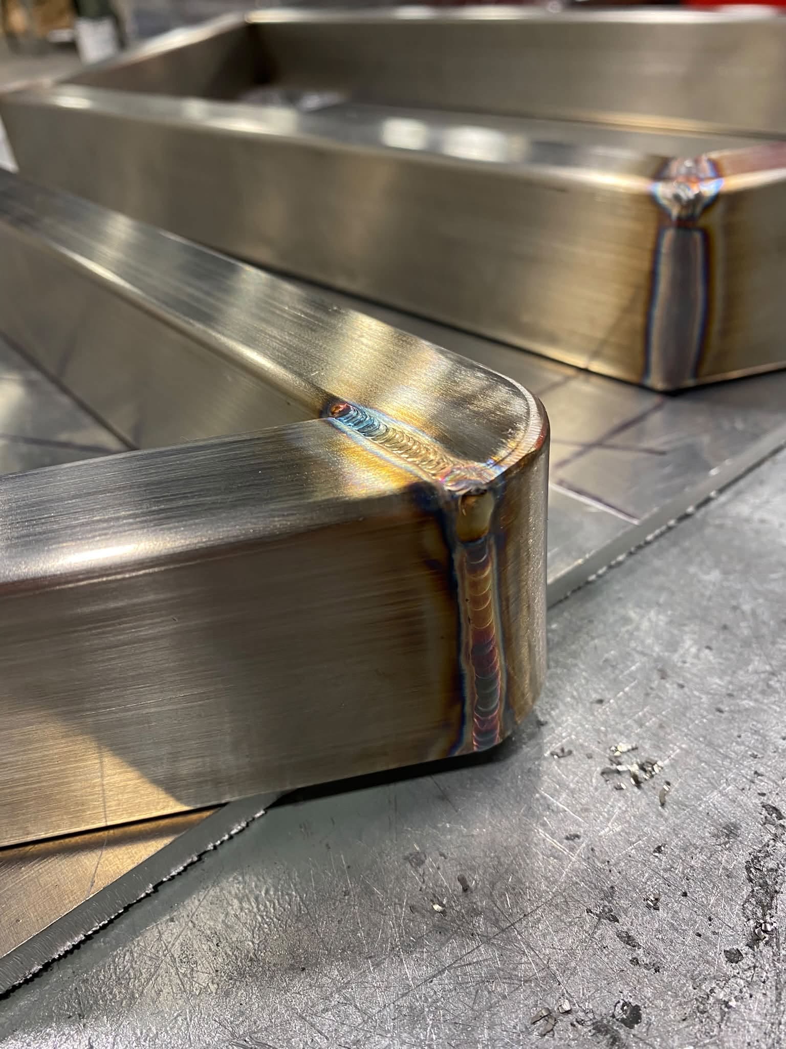 TIG-welded stainless fabrication
